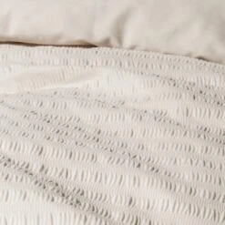 Habitat Seersucker Plain Taupe Bedding Set - Single 4 Habitat Seersucker Plain Taupe Bedding Set - Single -Habitat Furni Sales 9519956 R Z004A