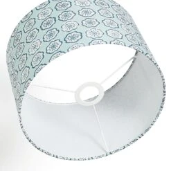 Habitat Country Floral Printed 30cm Drum Shade - Grey -Habitat Furni Sales 9521322 R Z003A