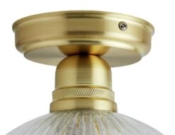 Habitat Perses Cut Glass And Brass Flush To Ceiling Light -Habitat Furni Sales 9521401 R Z002A