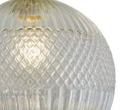 Habitat Perses Cut Glass And Brass Flush To Ceiling Light -Habitat Furni Sales 9521401 R Z003A