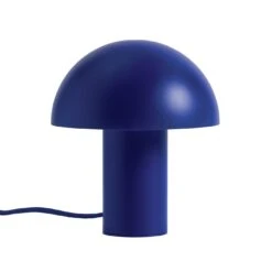 Habitat Ngami Mushroom Aluminium LED Touch Table Lamp - Blue -Habitat Furni Sales 9521535 R Z007A