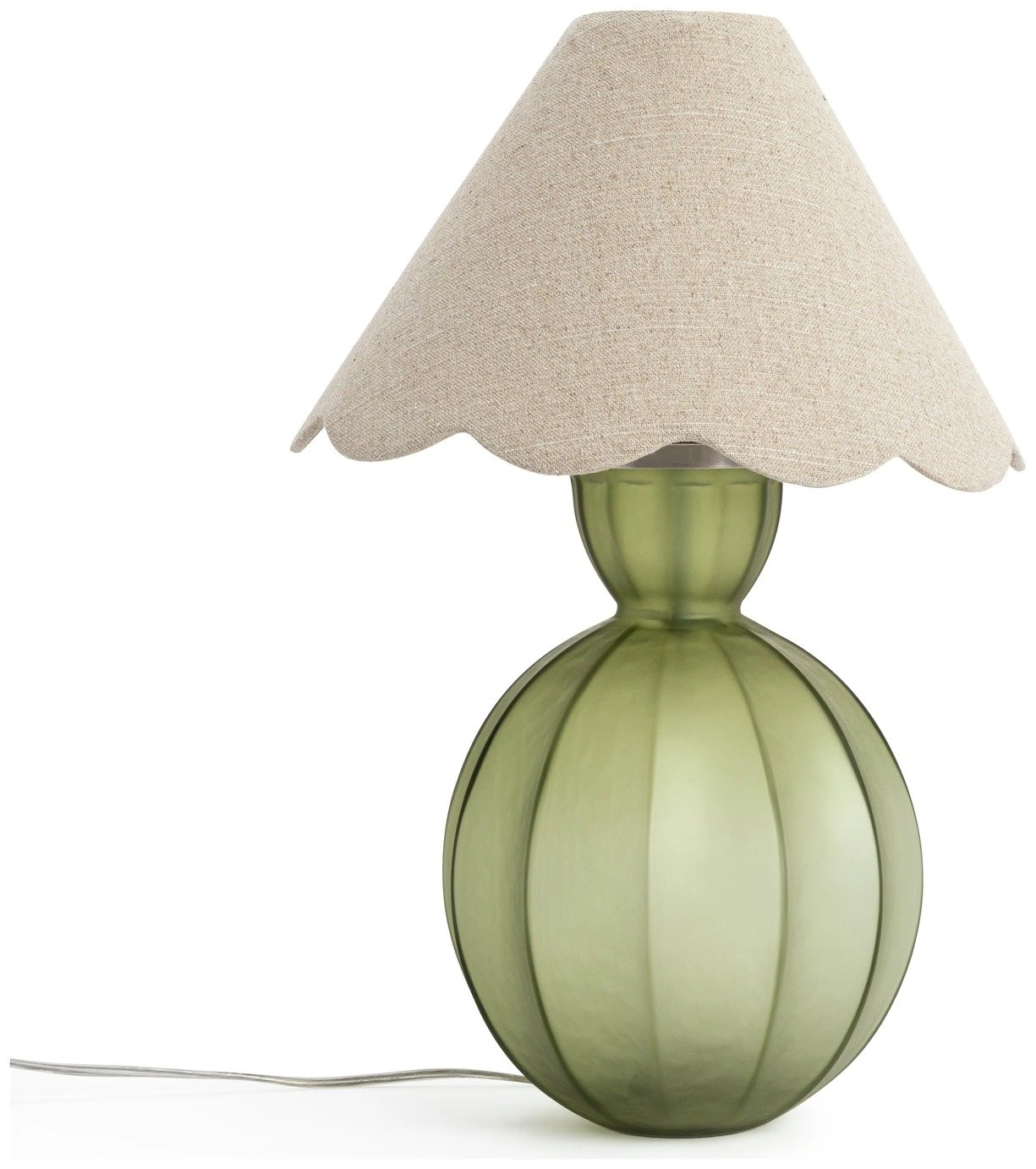 Habitat Estella Glass Table Lamp - Green Habitat Estella Glass Table Lamp - Green -Habitat Furni Sales 9522613 R Z001C