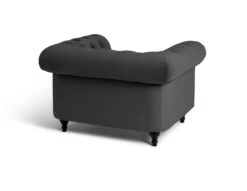 Habitat Chesterfield Velvet Armchair - Charcoal -Habitat Furni Sales 9522929 R Z003A
