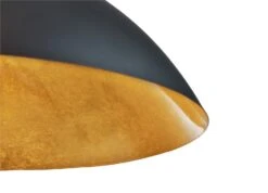 Habitat Yuno Leaf Pendant Shade - Black And Gold -Habitat Furni Sales 9524257 R Z002A