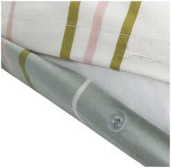 Habitat 180TC Sage Stripe Green Bedding Set - Single -Habitat Furni Sales 9524570 R Z005A