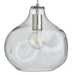 Habitat Ori Dimple Glass Pendant - Clear -Habitat Furni Sales 9525067 R Z002A