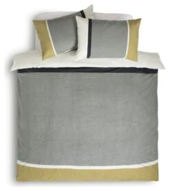 Habitat Country Block Stripe Grey Bedding Set - Single 2 Habitat Country Block Stripe Grey Bedding Set - Single -Habitat Furni Sales 9528741 R Z002A