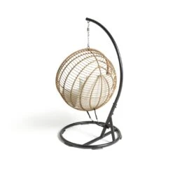 Habitat Dove Rattan Effect Hanging Egg Chair - Natural -Habitat Furni Sales 9530904 R Z003A