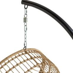 Habitat Dove Rattan Effect Hanging Egg Chair - Natural -Habitat Furni Sales 9530904 R Z004A