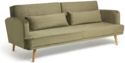 Habitat Andy Clic Clac Velvet Sofa Bed - Sage -Habitat Furni Sales 9531082 R Z003A