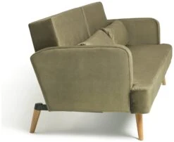 Habitat Andy Clic Clac Velvet Sofa Bed - Sage -Habitat Furni Sales 9531082 R Z004A