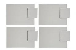 Habitat Faux Leather Set Of 4 Placemats And Coasters Set