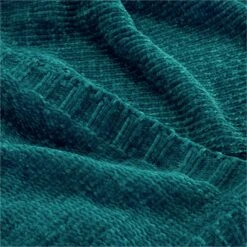 Habitat Chenille Throw - Teal Blue - 125x150cm -Habitat Furni Sales 9532115 R Z002A