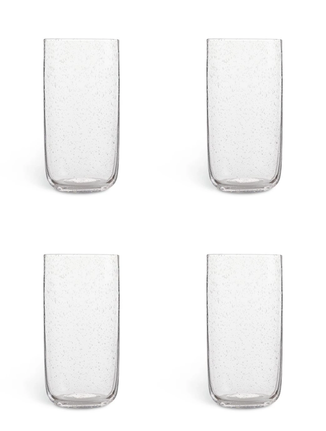 Habitat Bubble Set of 4 Hi Ball Glasses Habitat Bubble Set Of 4 Hi Ball Glasses -Habitat Furni Sales 9532184 R Z001A