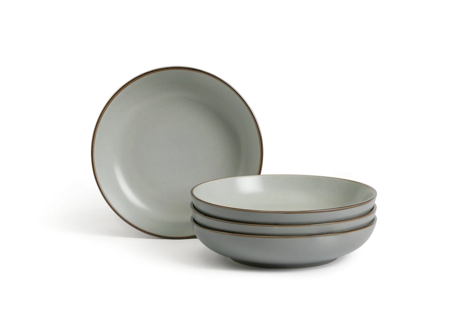 Habitat Speckle 4 Piece Stoneware Pasta Bowl - Grey Habitat Speckle 4 Piece Stoneware Pasta Bowl - Grey -Habitat Furni Sales 9533073 R Z001A