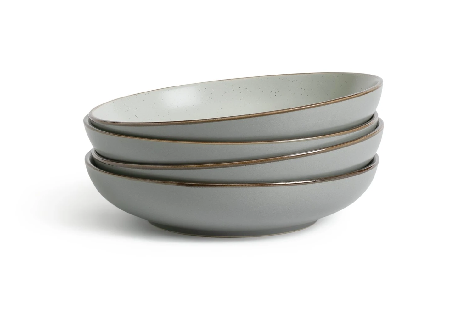 Habitat Speckle 4 Piece Stoneware Pasta Bowl - Grey Habitat Speckle 4 Piece Stoneware Pasta Bowl - Grey -Habitat Furni Sales 9533073 R Z002A