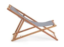 Habitat Folding Wooden Garden Deck Chair - Charcoal -Habitat Furni Sales 9534883 R Z004A