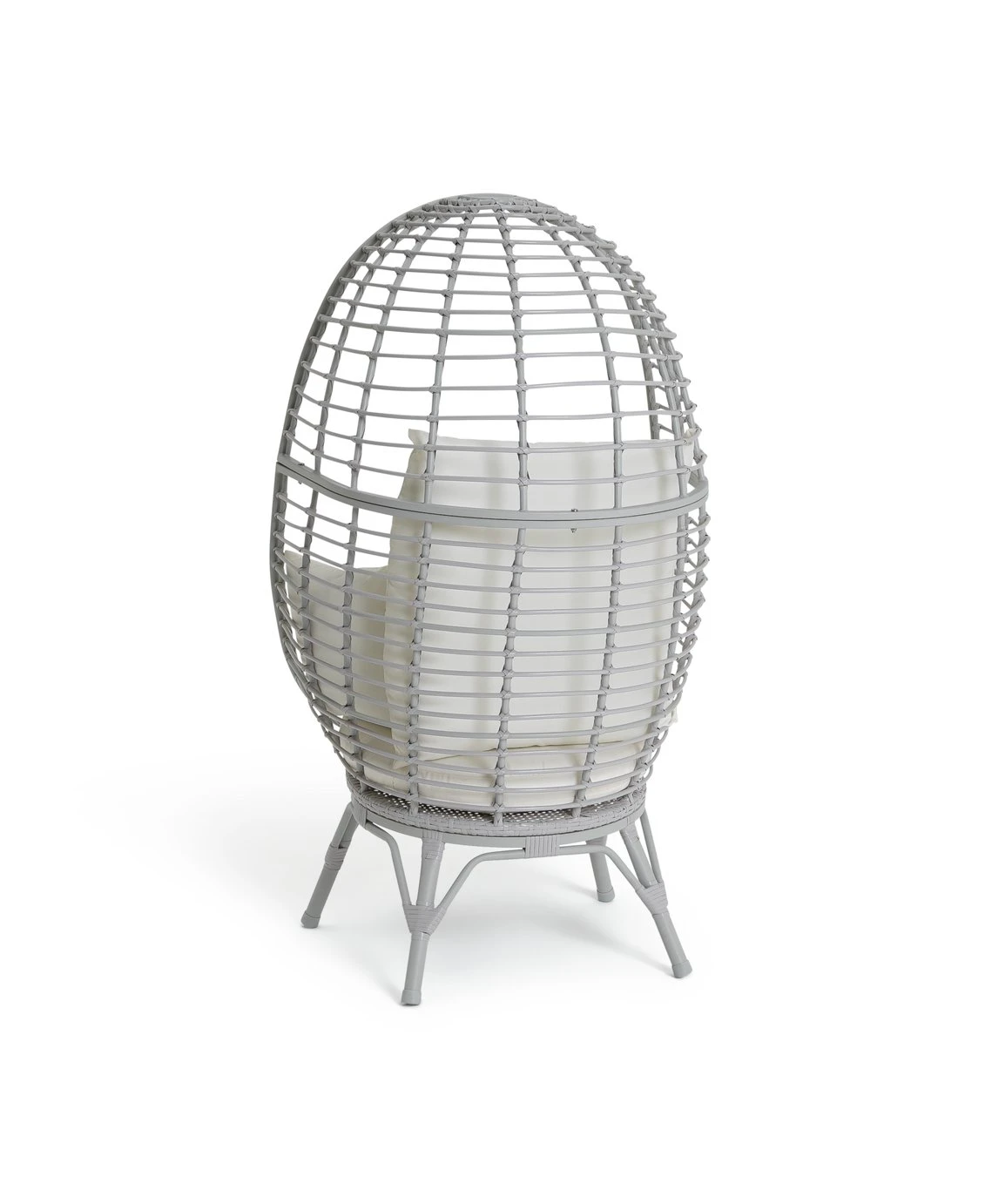 Habitat Kora Rattan Effect Garden Egg Chair - Grey Habitat Kora Rattan Effect Garden Egg Chair - Grey -Habitat Furni Sales 9540815 R Z003A