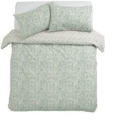 Habitat 180TC Meadow Fern Floral Green Bedding Set - Single -Habitat Furni Sales 9541443 R Z002A