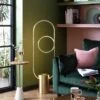Habitat Pill LED Floor Lamp - Brushed Brass