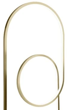 Habitat Pill LED Floor Lamp - Brushed Brass -Habitat Furni Sales 9542569 R Z006A