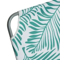 Habitat Global Leaf Folding Sun Lounger - Green 6 Habitat Global Leaf Folding Sun Lounger - Green -Habitat Furni Sales 9545047 R Z004A