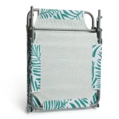 Habitat Global Leaf Folding Sun Lounger - Green 7 Habitat Global Leaf Folding Sun Lounger - Green -Habitat Furni Sales 9545047 R Z005A