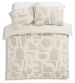Habitat Velvet Panel Jacquard Shapes Bedding Set - Single -Habitat Furni Sales 9548446 R Z002A