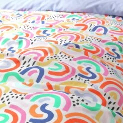 Habitat Kids Rainbow Brights Bedding Set - Single -Habitat Furni Sales 9549043 R Z007A