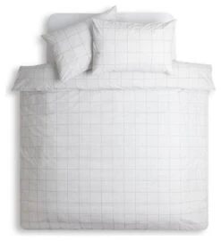 Habitat Country Grid White Bedding Set - Single -Habitat Furni Sales 9551598 R Z002A