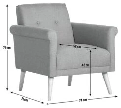 Habitat Evie Fabric Armchair In A Box - Navy -Habitat Furni Sales 9551691 R Z020A