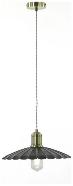Habitat Pixie Pewter Metal Pendant Light - Nickel Finish -Habitat Furni Sales 9551835 R Z002A