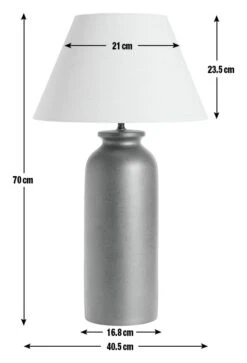 Habitat Hashi Ceramic Table Lamp - Off White & Black 2 Habitat Hashi Ceramic Table Lamp - Off White & Black -Habitat Furni Sales 9553273 R E001