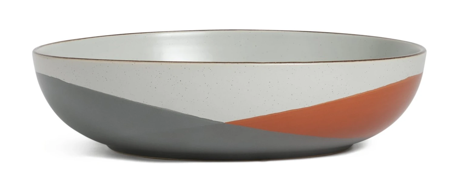 Habitat Dipped Speckle Stoneware Serve Bowl Habitat Dipped Speckle Stoneware Serve Bowl -Habitat Furni Sales 9553754 R Z001A