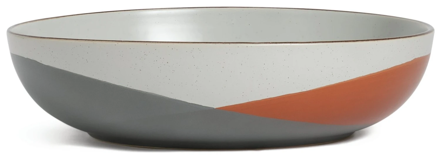 Habitat Dipped Speckle Stoneware Serve Bowl Habitat Dipped Speckle Stoneware Serve Bowl -Habitat Furni Sales 9553754 R Z007A