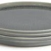 Habitat Evora 4 Piece Stoneware Side Plates - Green