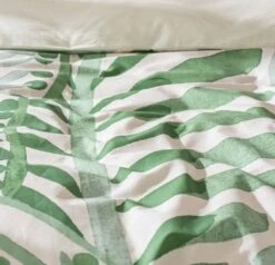 Habitat Cotton 180TC Maxi Leaf Green Bedding Set - Single -Habitat Furni Sales 9555374 R Z005A