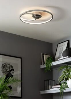 Habitat Pill Metal LED Flush Ceiling Light - Chrome -Habitat Furni Sales 9555628 R Z002C