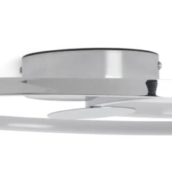 Habitat Pill Metal LED Flush Ceiling Light - Chrome -Habitat Furni Sales 9555628 R Z003A