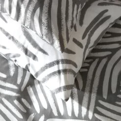 Habitat Scandi Mark Making Grey Bedding Set - Single -Habitat Furni Sales 9557561 R Z003A