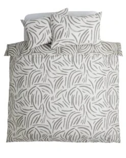Habitat Scandi Mark Making Grey Bedding Set - Single -Habitat Furni Sales 9557561 R Z004A
