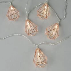 Habitat Warm White Geo Pendant Solar LED String Lights 2 Habitat Warm White Geo Pendant Solar LED String Lights -Habitat Furni Sales 9559521 R Z001A