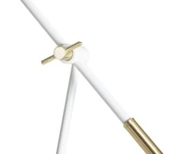 Habitat Vesper Cone Task Table Lamp - White & Gold -Habitat Furni Sales 9559648 R Z003A