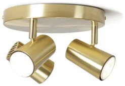 Habitat 3 Light Spotlight Plate - Brass -Habitat Furni Sales 9563366 R Z006A