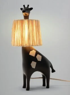 Habitat Kids Giraffe Rattan Table Lamp - Black -Habitat Furni Sales 9568574 R Z002C