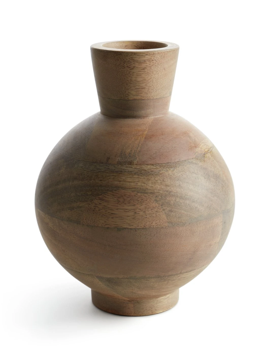 Habitat Mango Wood Vase - Natural Habitat Mango Wood Vase - Natural -Habitat Furni Sales 9573662 R Z001A