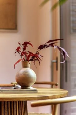 Habitat Mango Wood Vase - Natural 4 Habitat Mango Wood Vase - Natural -Habitat Furni Sales 9573662 R Z005C