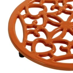 Habitat Cast Iron Trivet - Orange -Habitat Furni Sales 9574142 R Z006A