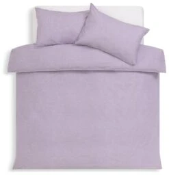 Habitat Reset Cotton Textured Print Lilac Bedding Set-Single -Habitat Furni Sales 9575354 R Z003A
