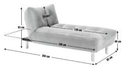 Habitat Kota Fabric Corner Chaise Sofa Bed - Green -Habitat Furni Sales 9576896 R E001